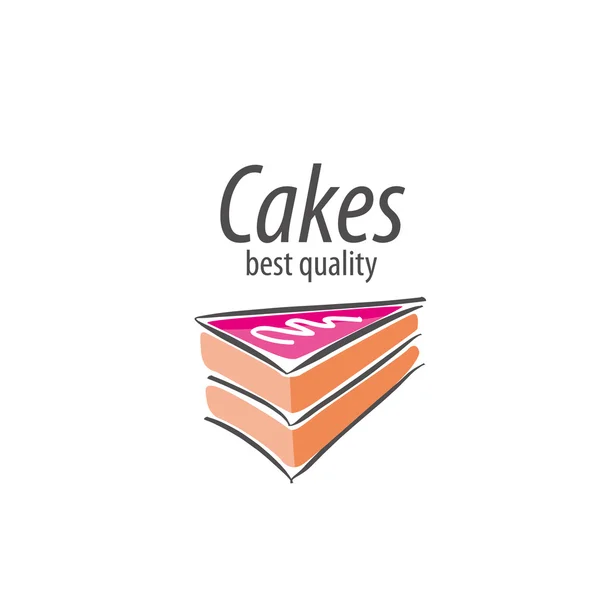 Wektor logo ciasto — Wektor stockowy