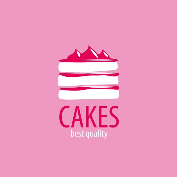 Logo de gâteau vectoriel — Image vectorielle