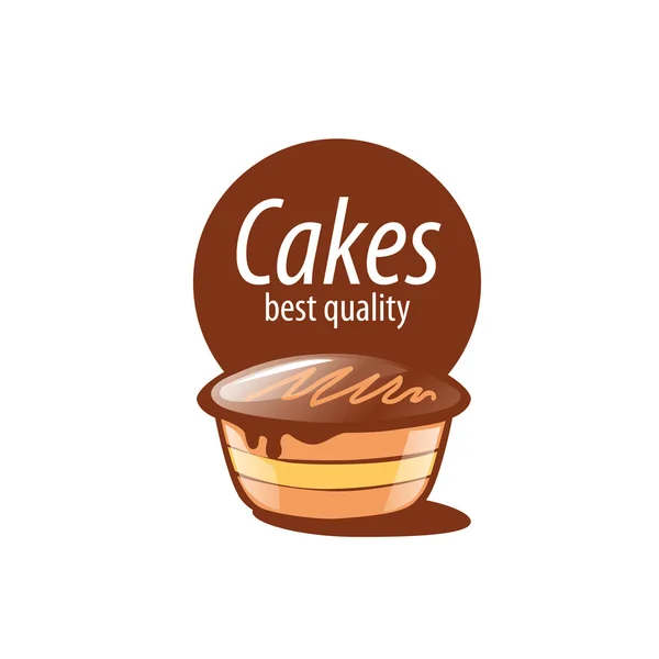 Logo de gâteau vectoriel — Image vectorielle