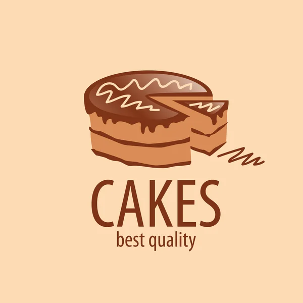 Logo de gâteau vectoriel — Image vectorielle