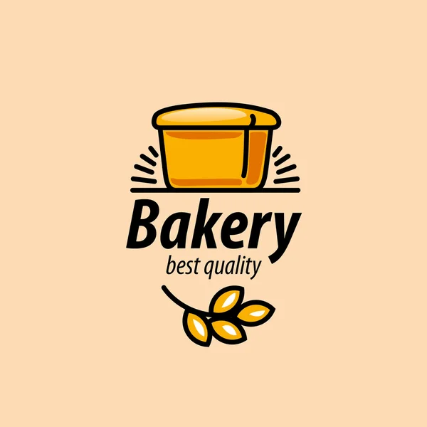 Logotipo do vetor pão — Vetor de Stock