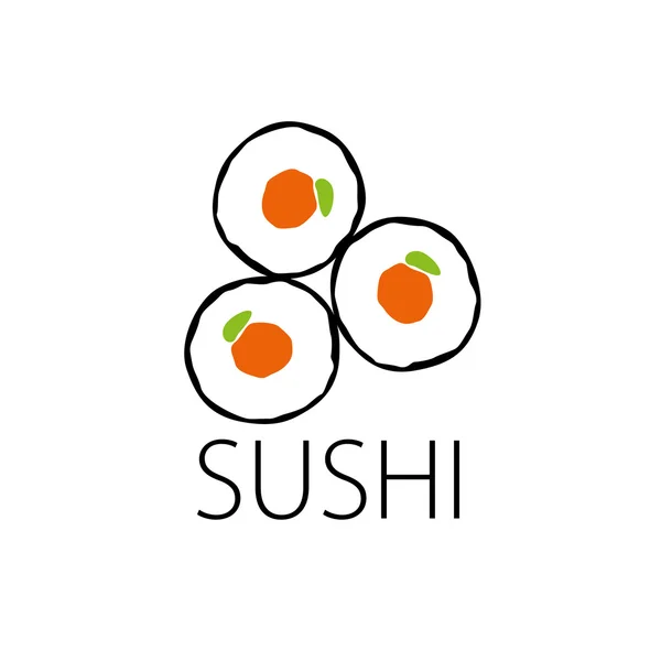 Logo Vector Sushi — Vettoriale Stock