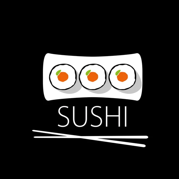 Logotipo do sushi vetorial —  Vetores de Stock