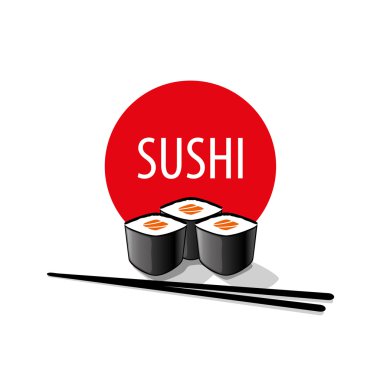 Suşi logo vektör