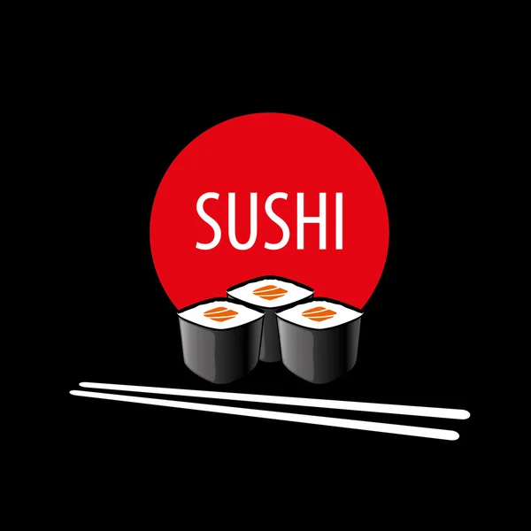 Logo Vector Sushi — Vettoriale Stock