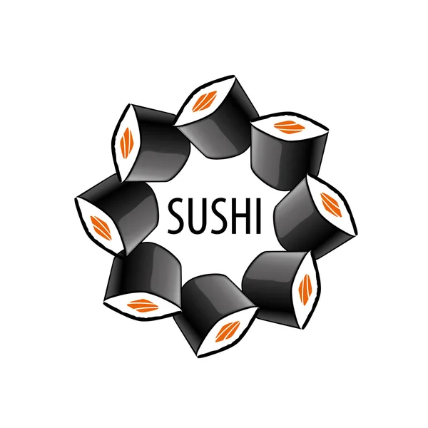 Logo Vector Sushi — Vettoriale Stock