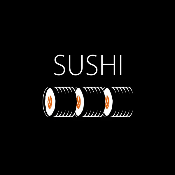 Logo Vector Sushi — Vettoriale Stock