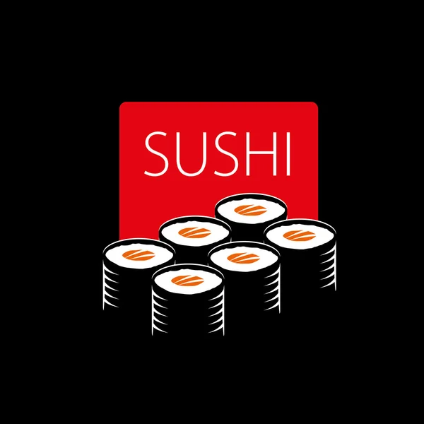 Logotipo do sushi vetorial — Vetor de Stock