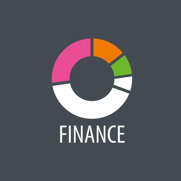 Vector logo Finanzas — Vector de stock