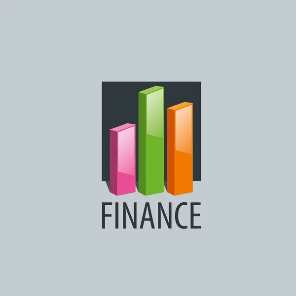 金融のベクトルのロゴ — ストックベクタ