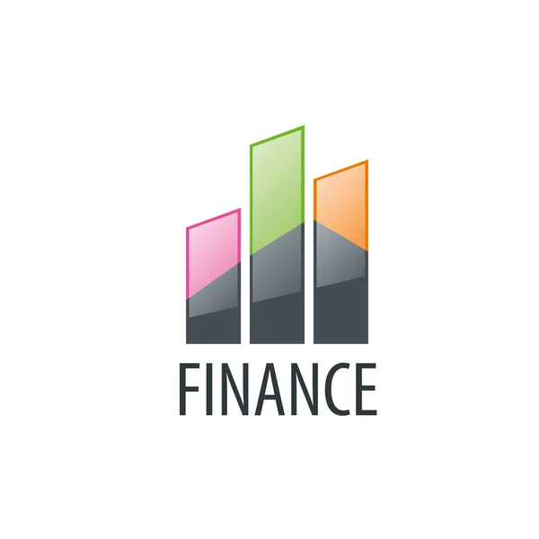 Vektorové logo Finance — Stockový vektor