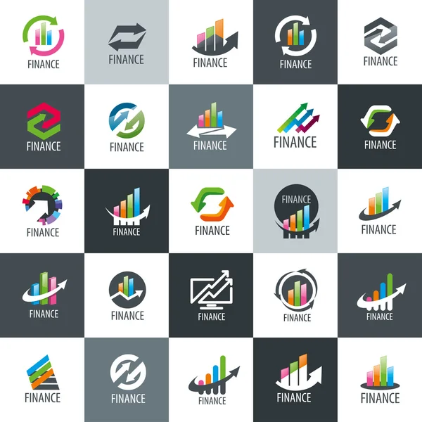 Vector logo Finanzas — Vector de stock