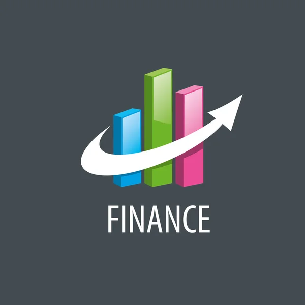 Vektorové logo Finance — Stockový vektor