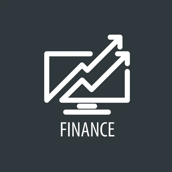 金融のベクトルのロゴ — ストックベクタ