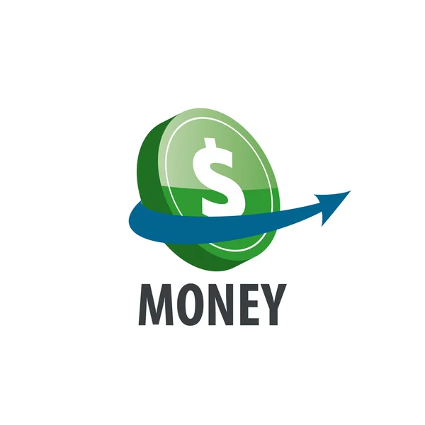 Vector logo dinero — Vector de stock