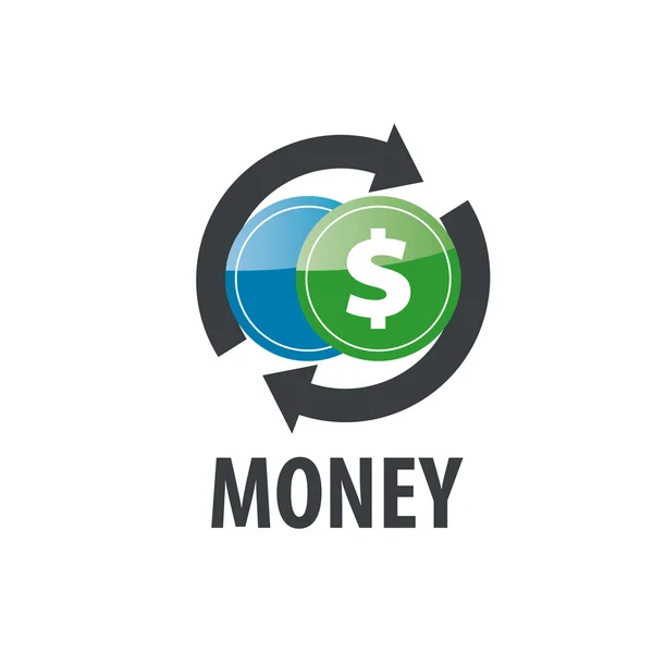 Vektor logo pénzt — Stock Vector