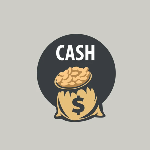 Logo sac d'argent — Image vectorielle