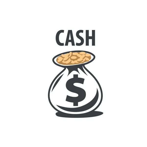 Logotipo saco de dinheiro — Vetor de Stock