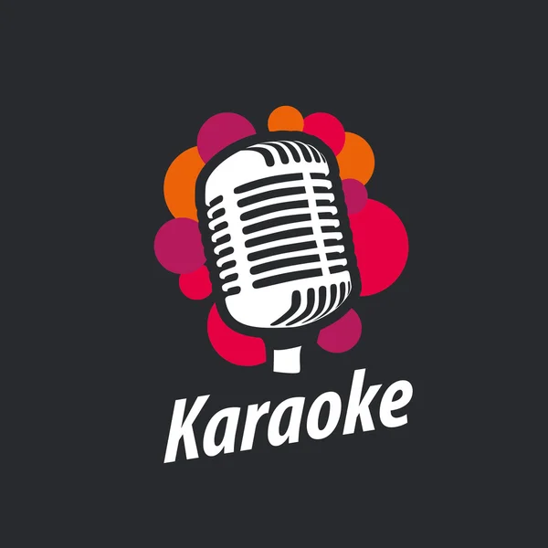 Vektorové logo karaoke — Stockový vektor