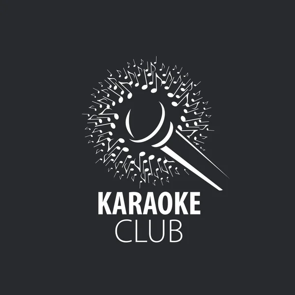 Logo vector karaoke — Vector de stock