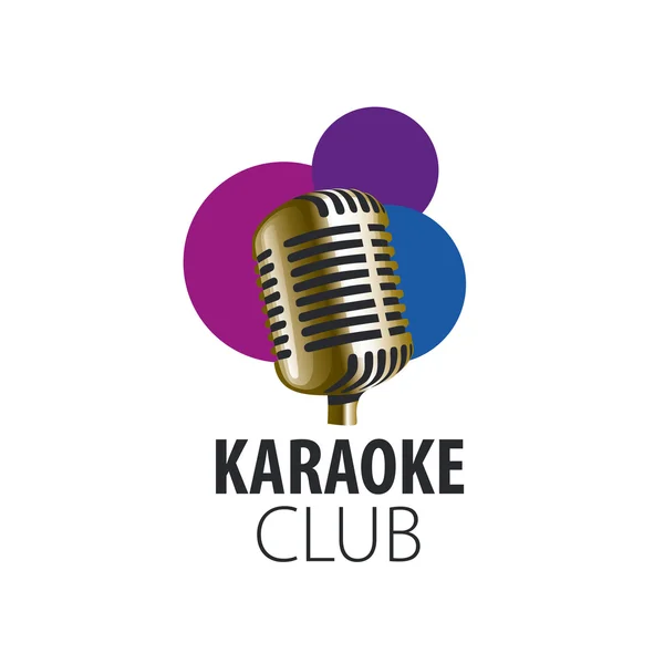 Vektör logo karaoke — Stok Vektör