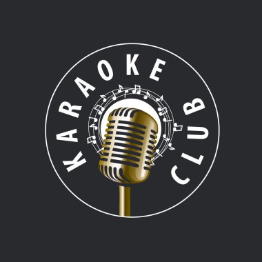 vektör logo karaoke