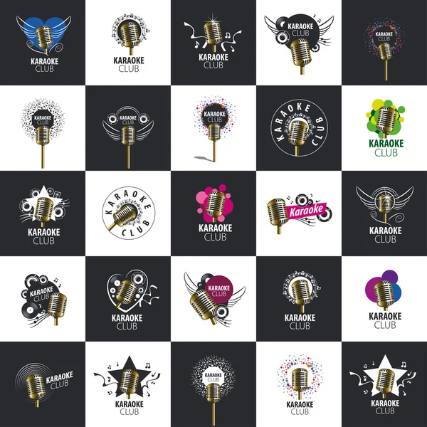 Wektor logo karaoke — Wektor stockowy