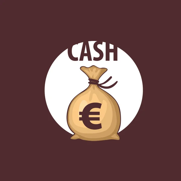Logotyp Väskan pengar — Stock vektor