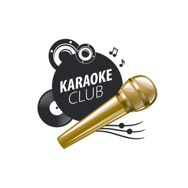 Vektör logo karaoke — Stok Vektör