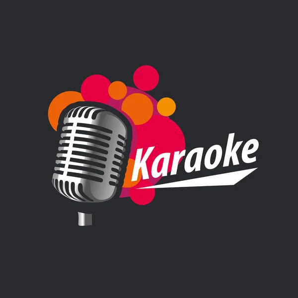 Vektör logo karaoke — Stok Vektör