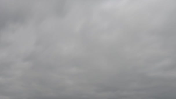灰色的云层飞 — 图库视频影像