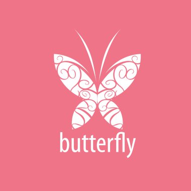 Kelebek logo vektör