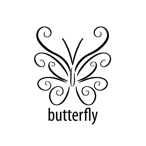 Векторна емблема метелик — стоковий вектор