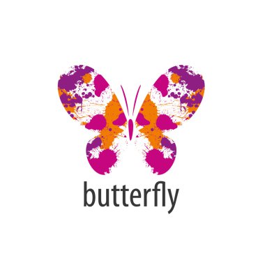 Kelebek logo vektör