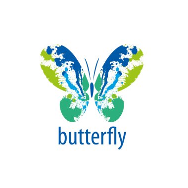 Kelebek logo vektör