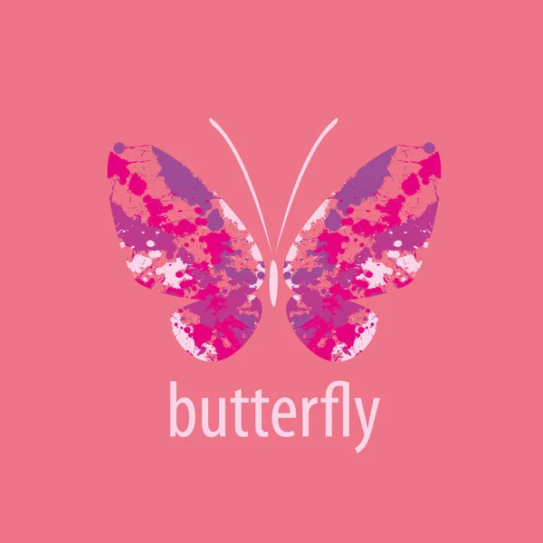 Logo papillon vecteur — Image vectorielle