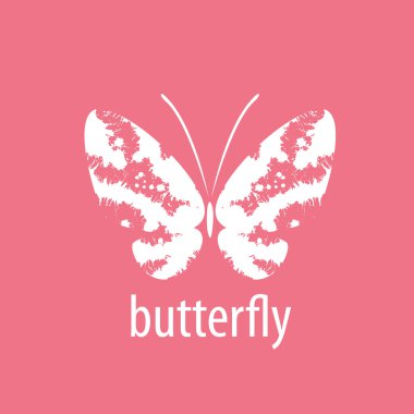 Kelebek logo vektör