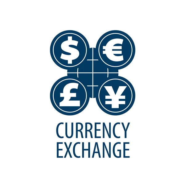 ベクトルのロゴの外貨両替 — ストックベクタ
