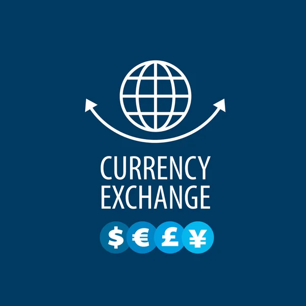 Vektor-Logo Wechselkurse — Stockvektor