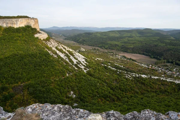 Pohled Hory Jeskynního Města Kachi Kalyon Bakhchisarai Republice Krym Ukrajina — Stock fotografie