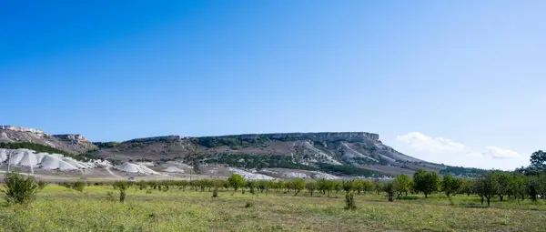 Kırım Cumhuriyeti Ukrayna Beyaz Kaya Açık Güneşli Bir Ekim 2020 — Stok fotoğraf