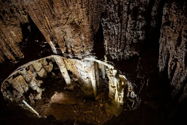 Interior View Mammoth Cave Republic Crimea Ukraine October 2020 — Stock Photo, Image