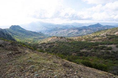 Karadağ Doğa Koruma Alanı Kırım Cumhuriyeti, Ukrayna 'da. 6 Ekim 2020.