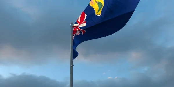 3d renderização da bandeira nacional das Ilhas Turcas e Caicos — Fotografia de Stock