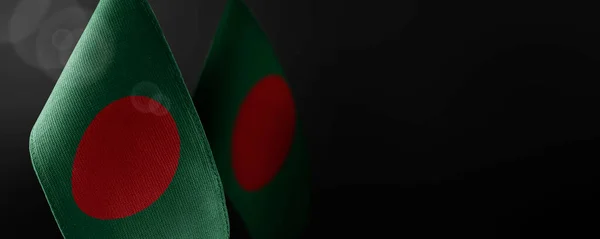 Banglades nemzeti zászlója fehér alapon — Stock Fotó