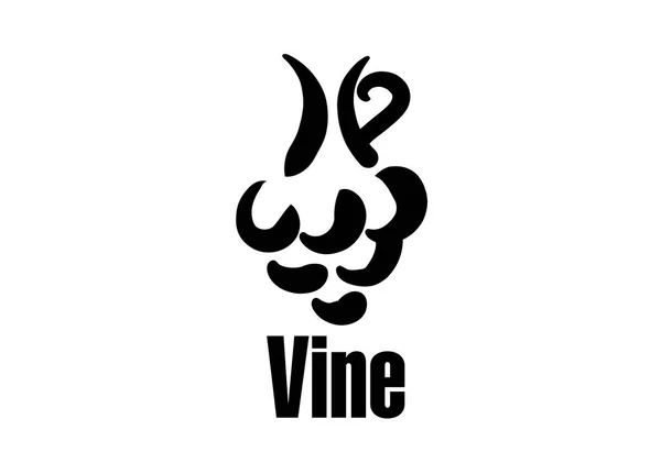 Logotipo del vector dibujado a mano. Jarra para hacer vino — Vector de stock
