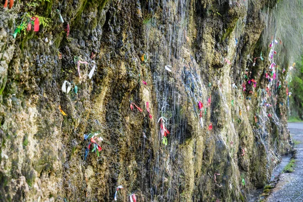 Водопад Женские слезы в Республике Абхазия. — стоковое фото