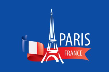 Paris 'teki Eyfel Kulesi' nin ikonu elle çizilmiş.