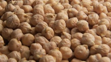 Nohut yakın plan daire şeklinde döner