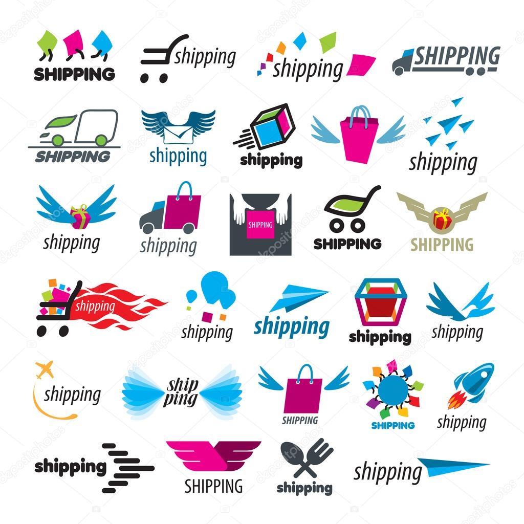 Biggest collection of vector logos of shipping